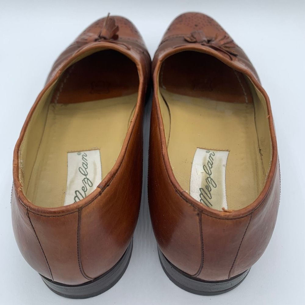 Mezlan Men’s Barcelona Tassle Loafer Dress Shoes size 9 Brown - Picture 5 of 7